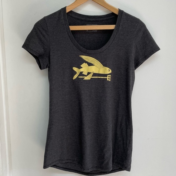 Patagonia Gray Tee with Gold Graphic - Picture 3 of 15